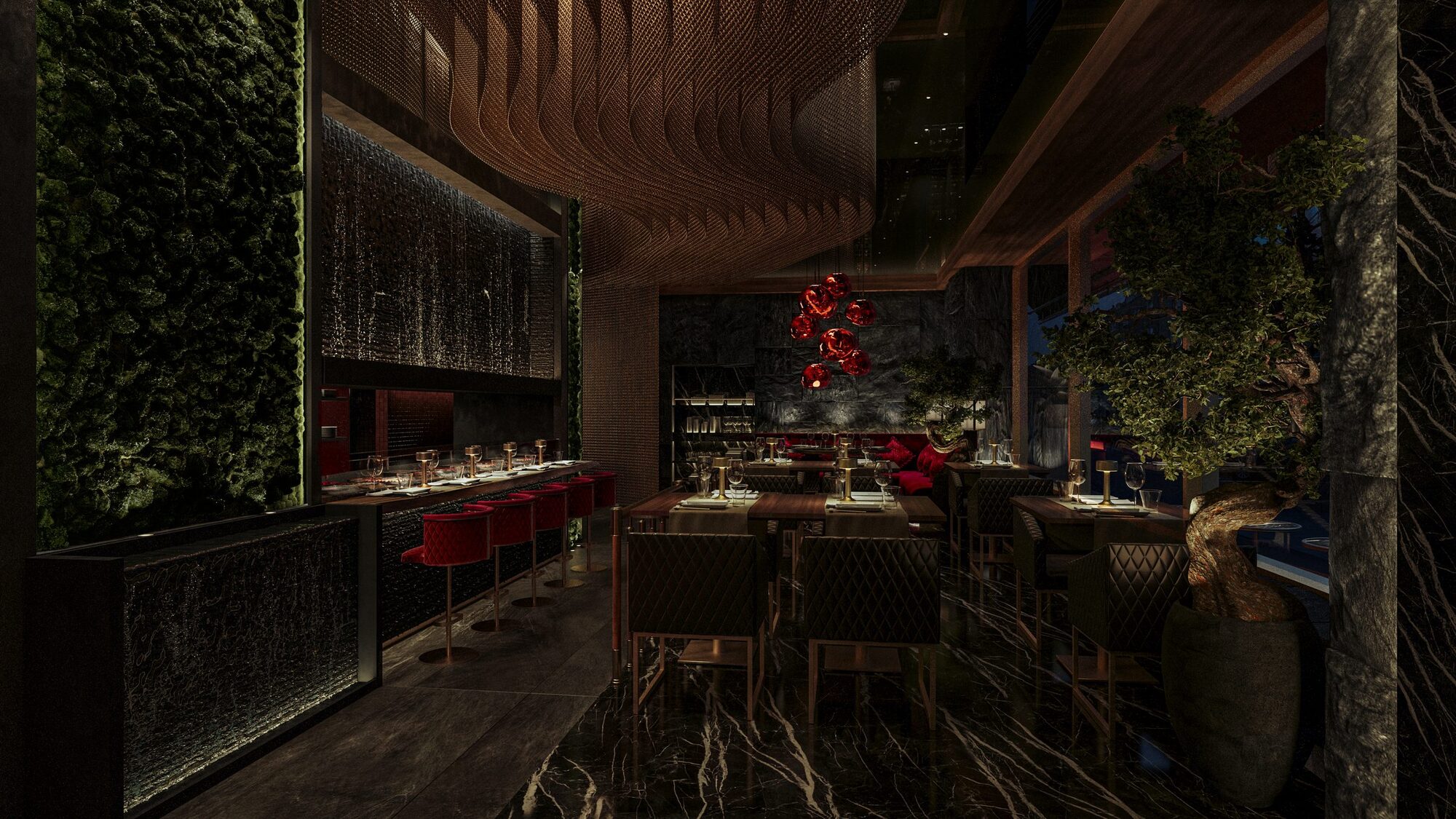 99 Sushi Bar & Restaurant, Mayfair &mdash; interior view