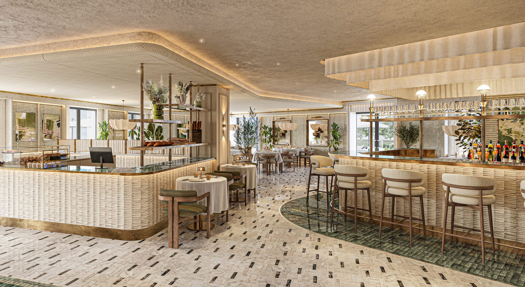 Maman, Mandarin Oriental Muscat &mdash; interior view