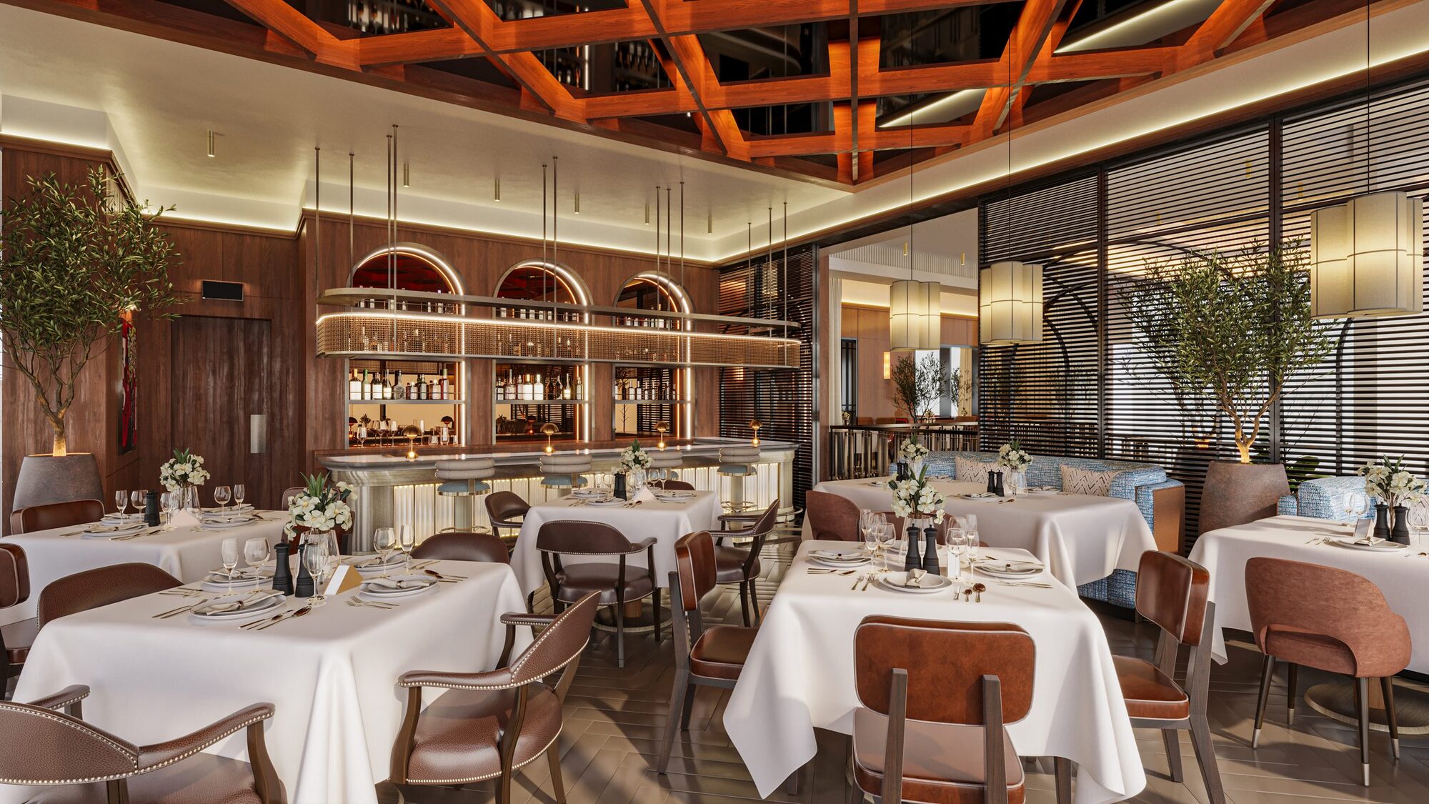 Novikov Brasserie, Manama &mdash; interior view