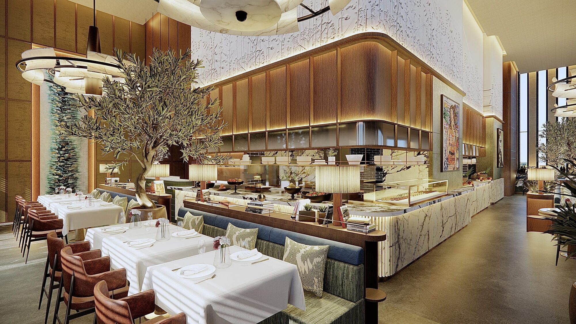 Novikov Cafe, Doha &mdash; detail